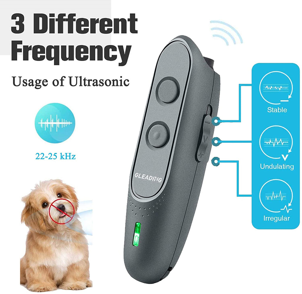 2023 Perro antiladridos, dispositivo ultrasónico antiladridos para perros  con indicador LED, control de entrenamiento antiladridos seguro